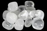 Tumbled Clear Quartz Stones - 1" Size - Photo 4